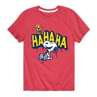Boys 8-20 Peanuts HaHa Graffiti Graphic Tee