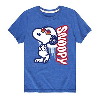 Boys 8-20 Peanuts Snoopy Graffiti Graphic Tee