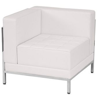 Emma and Oliver Modular Left Corner Quilted Tufted Seat Chair with Encasing Frame