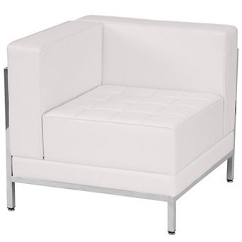 Emma and Oliver Modular Left Corner Quilted Tufted Seat Chair with Encasing Frame