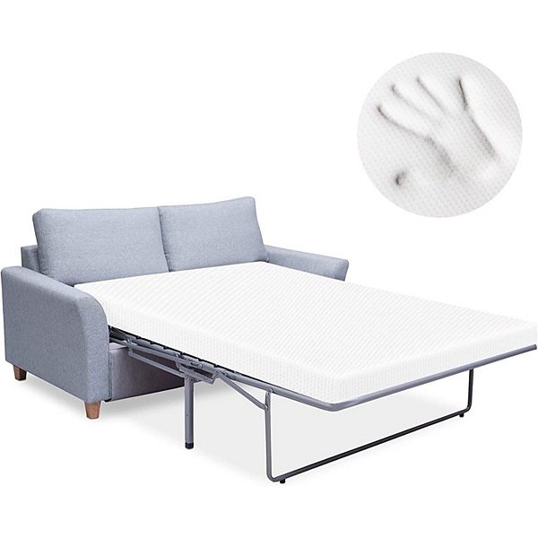 Heyward 4.5” Sofa Full Size Mattress, Memory Foam Mattress for Sofa Bed