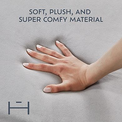 Heyward 4.5” Trifold Sofa + Foam XL Twin Mattress, XL Twin Bed Mattress Folds into Couch