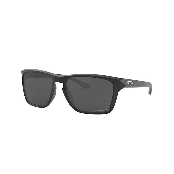 Men's Oakley Sylas OO9448 60mm Rectangle Polarized Sunglasses - Matte Black