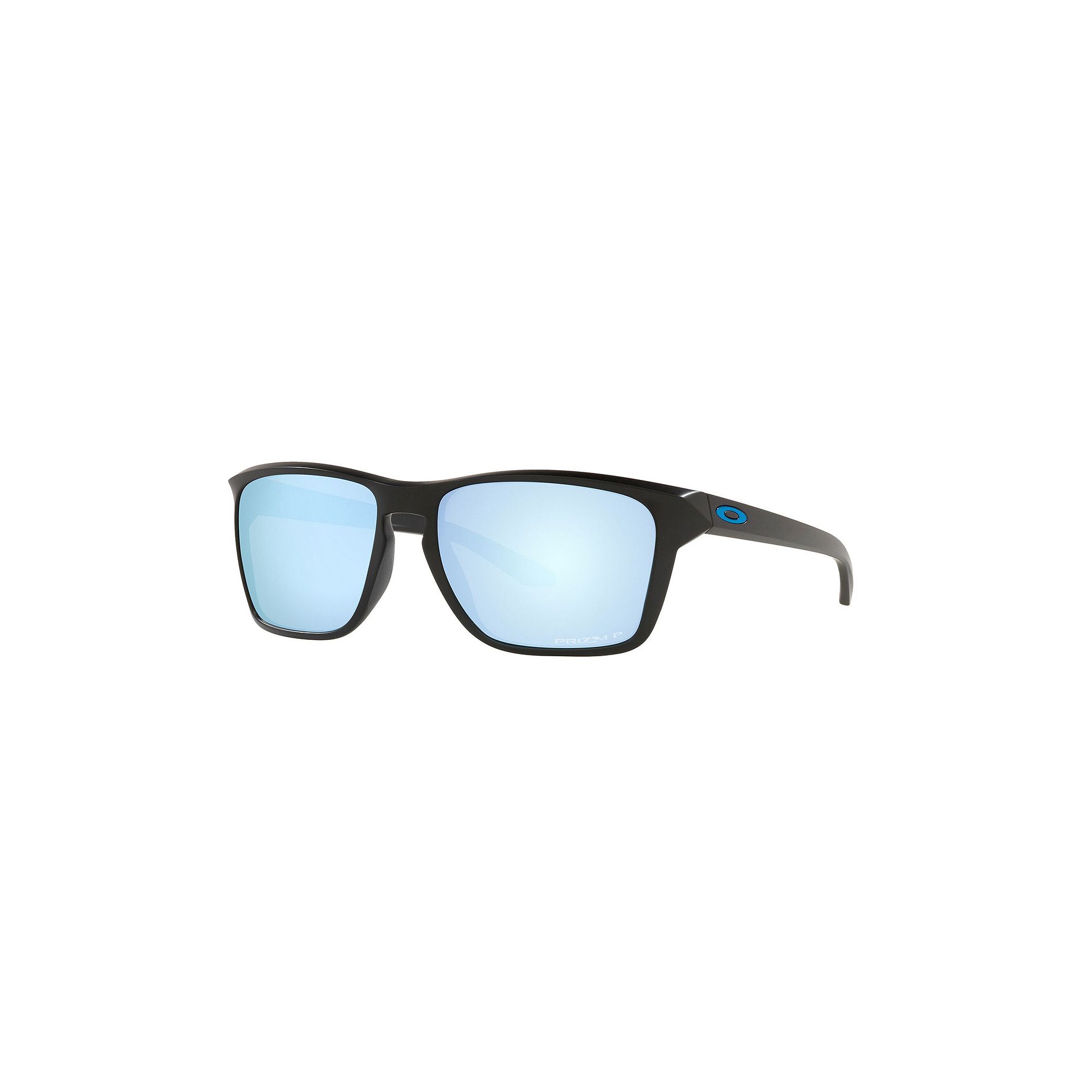 Mens Oakley Sylas OO9448 60mm Rectangle Polarized Sunglasses, Matte Black 