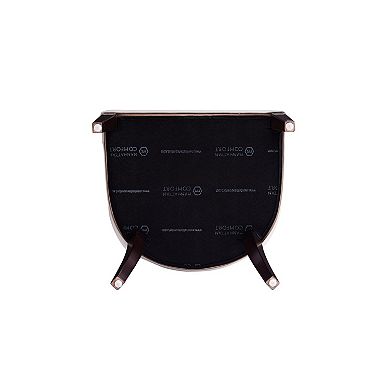 MANHATTAN COMFORT Grand Faux Leather Dining Arm Chair