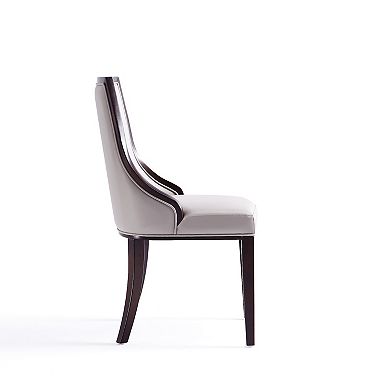 MANHATTAN COMFORT Grand Faux Leather Dining Chair 4-piece Set