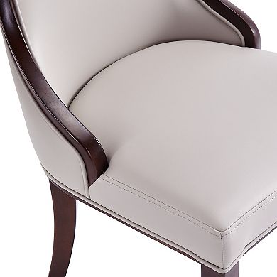 MANHATTAN COMFORT Grand Faux Leather Dining Chair 4-piece Set