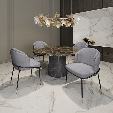 MANHATTAN COMFORT Flor Dining Chair 2-piece Set