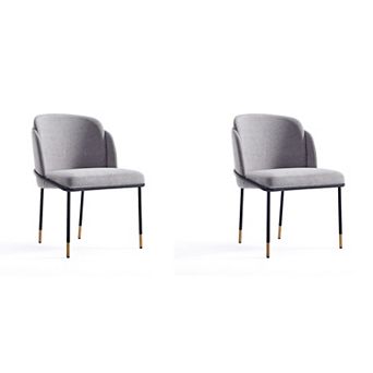 MANHATTAN COMFORT Flor Dining Chair 2 pc Set