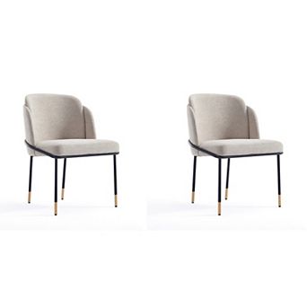 MANHATTAN COMFORT Flor Dining Chair 2 pc Set