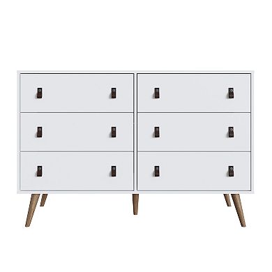 MANHATTAN COMFORT Amber Double 6-Drawer Dresser