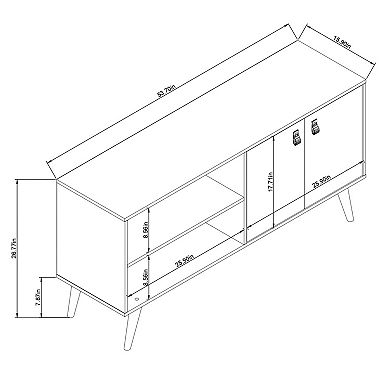 MANHATTAN COMFORT Amber TV Stand