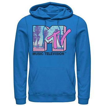 Men's MTV Beach And Palm Tree Logo Hoodie