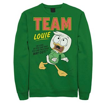 Disney's DuckTales Team Louie You Can Talk Your Way Out Men's Sweatshirt