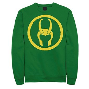 Men's Marvel Loki Minimalist Helmet Sweatshirt