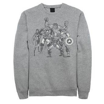 Men's Marvel The Avengers Retro Group Sweatshirt