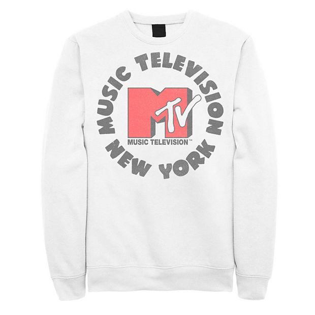 Men s MTV Music Television New York Logo Sweatshirt