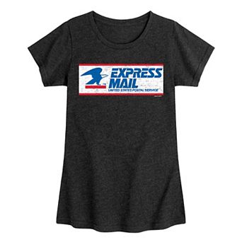 Girls 7-16 USPS Express Mail Graphic Tee