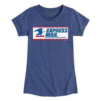 Girls 7-16 USPS Express Mail Graphic Tee
