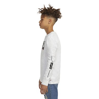 Boys 8-20 Levi's® Graphic Logo Long Sleeve Graphic Tee