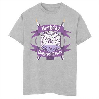Boys 8-20 Dungeons & Dragons Birthday Master Graphic Tee