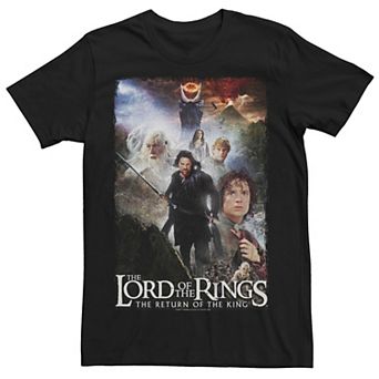 Men's The Lord Of The Rings The Return Of The King Poster Graphic Tee