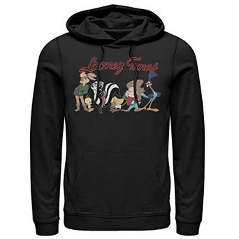 Men's Looney Tunes Group Retro Line Up Hoodie