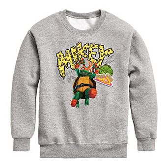 Boys 8-20 Graphic Teenage Mutant Ninja Turtles Mutant Mayhem Mikey Fleece Graphic Pullover