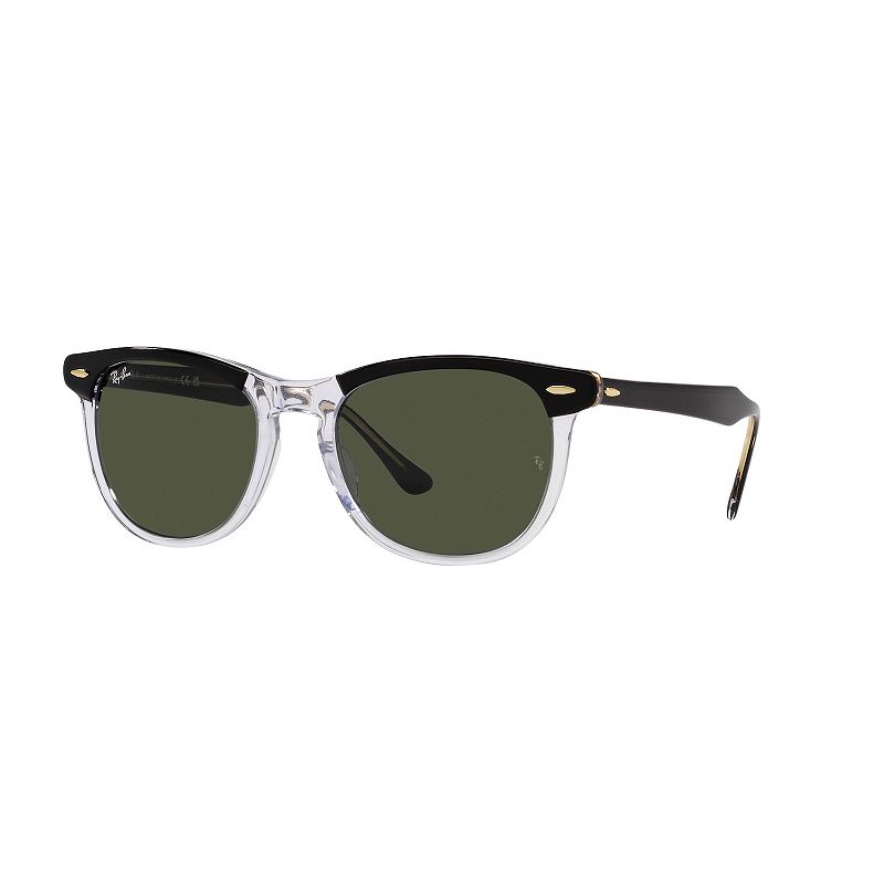 EAN 8056597824903 product image for Men's Ray-Ban 0Rb2398 56mm Eagle Eye Round Gradient Sunglasses, Black On Transpa | upcitemdb.com