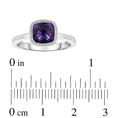 Sterling Silver Amethyst Ring