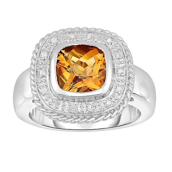 Kohls deals citrine ring