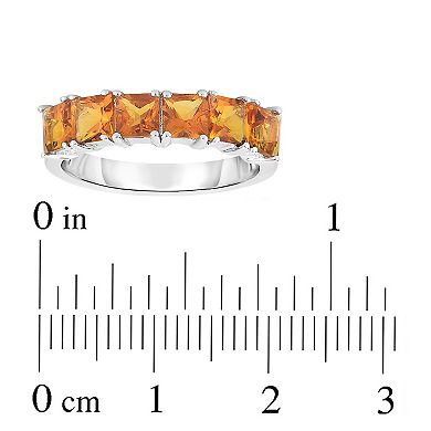 Sterling Silver Citrine Ring