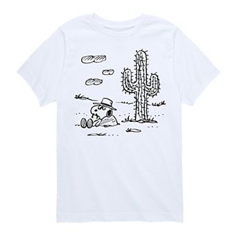 Boys 8-20 Peanuts Spike With Cactus Graphic Tee