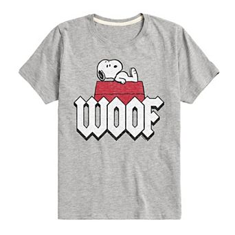 Boys 8-20 Peanuts Woof Snoopy Graphic Tee