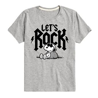 Boys 8-20 Peanuts Snoopy Let's Rock Graphic Tee
