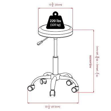 Winsome Wood Clyde Round Swivel Stool