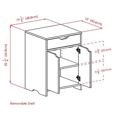 Winsome Wood Nova Storage Cabinet
