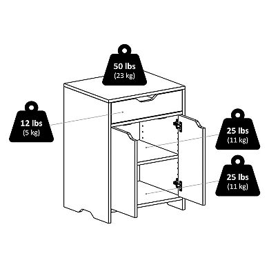 Winsome Wood Nova Storage Cabinet