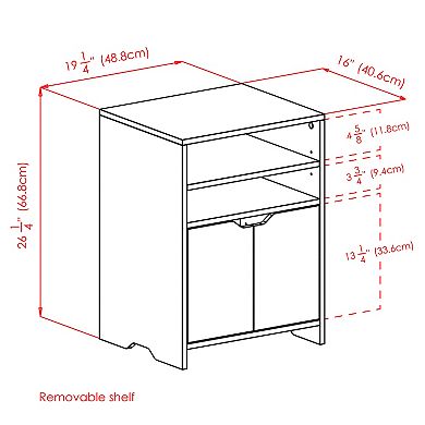 Winsome Wood Nova Storage Cabinet