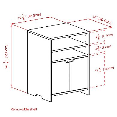 Winsome Wood Nova Storage Cabinet 