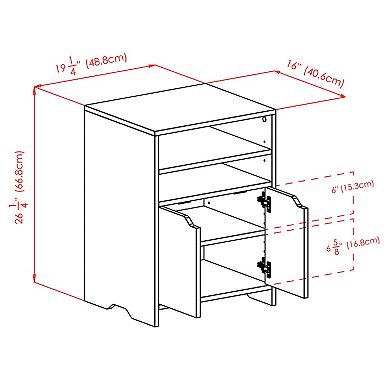 Winsome Wood Nova Storage Cabinet