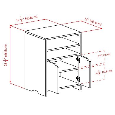 Winsome Wood Nova Storage Cabinet 