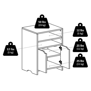 Winsome Wood Nova Storage Cabinet