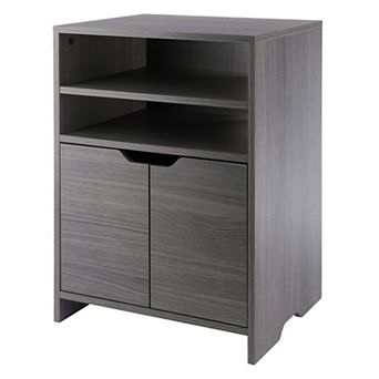 Winsome Wood 2 Shelf Nova Storage Cabinet