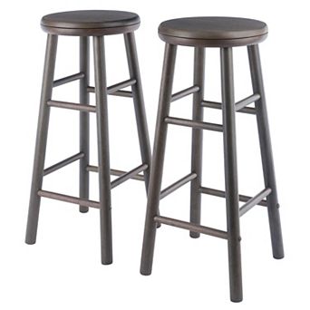 Winsome Wood Shelby Bar Stools 2 pc Set