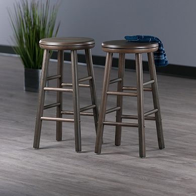Winsome Wood Shelby Counter Stools 2-piece Set
