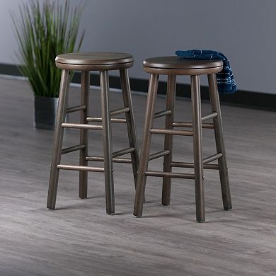 Winsome Wood Shelby Counter Stools 2-piece Set