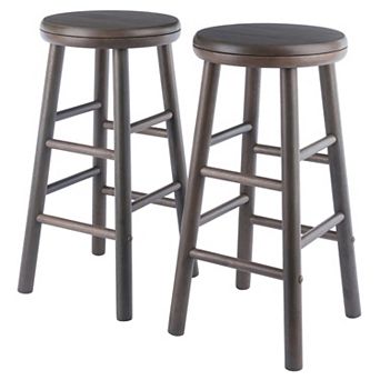 Winsome Wood Shelby Counter Stools 2 pc Set