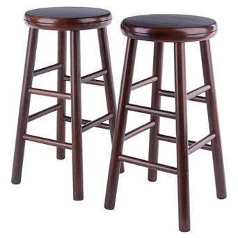Winsome Wood Shelby Counter Stools 2 pc Set