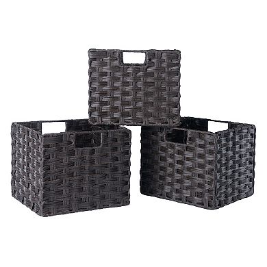 Winsome Timothy Cube Storage Cabinet & Basket 7-piece Set